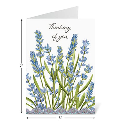 Current Sweet Wishes Thinking of You Cards with Envelopes - Assortment of 20 Greeting Cards, 10 Designs, Large 5" x 7" Thinking of You Cards for Women - style: Sweet Wishes