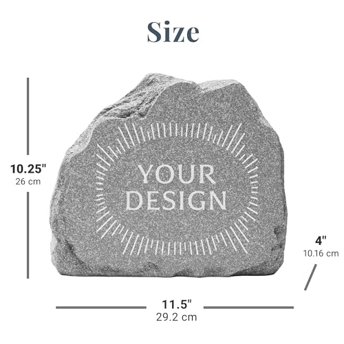 Let's Make Memories Personalized Memorial Garden Stone - Sympathy - Loss of Loved One - Condolences - Outdoor - Headstone - Durable Resin - Upright Garden Marker - Photo - Forever Loved - style: Forever Loved