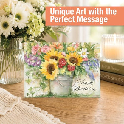 Current Susan Winget Country Assorted Cards with Envelopes All Occasion - 20 Pack, Large 5" x 7" Cards with Sentiments, Variety of Get Well, Sympathy, Birthday, Anniversary & Thinking of You - color: Country
