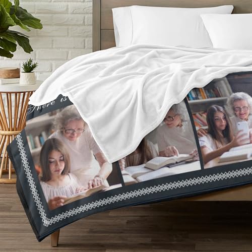 Custom Memorial Blanket with Picture Personalized Sympathy Remembrance Condolences Bereavement Gifts Sympathy Gifts for Loss of Loved One Mother Dad Grandma Grandpa Sister Daughter Friend - color: Design15