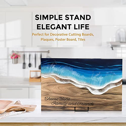 TR-LIFE 3 Pack 10 Inch Plate Stands for Display - Large Picture Stand