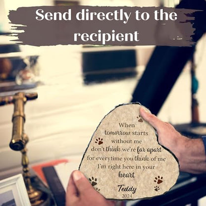Personalized Cat Memorial Stone, Dog Cat Loss Memorial Gift, Loss of Cat Sympathy Gift, Memorial Plaque Pet Passing Away Gift (S-008) - color: S-008