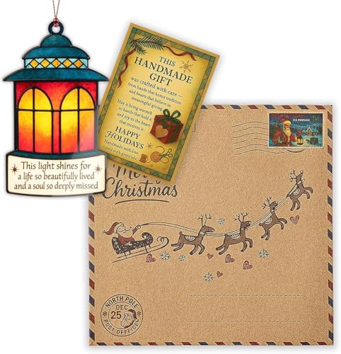 Memorial Christmas Ornaments 2026, Sympathy Gifts for Loss of Mother Father, in Memory of Loved One Gifts, Memorial Gifts for Loss of Mom Dad Son Husband, Heartfelt Holiday Remembrance Ornament