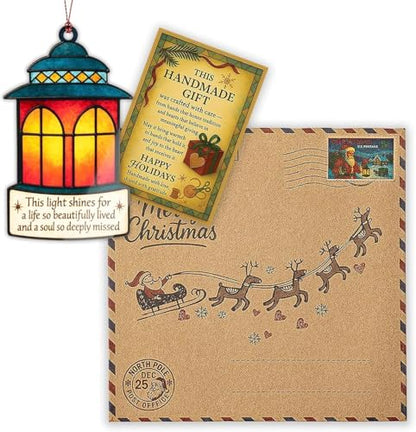 Memorial Christmas Ornaments 2026, Sympathy Gifts for Loss of Mother Father, in Memory of Loved One Gifts, Memorial Gifts for Loss of Mom Dad Son Husband, Heartfelt Holiday Remembrance Ornament