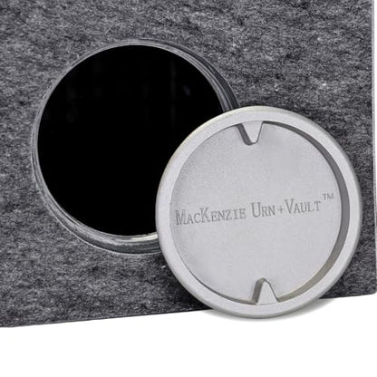 Emerald Olympus Cultured Marble Cremation Urn for Human Ashes, Green, Ground Burial, Home Display and Funeral Memorial - color: Emerald