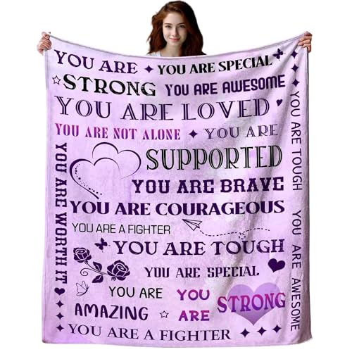 Super Soft Warm Hugs Blanket Sympathy Inspirational Throw Blanket Thinking of You Gifts 80"x60"