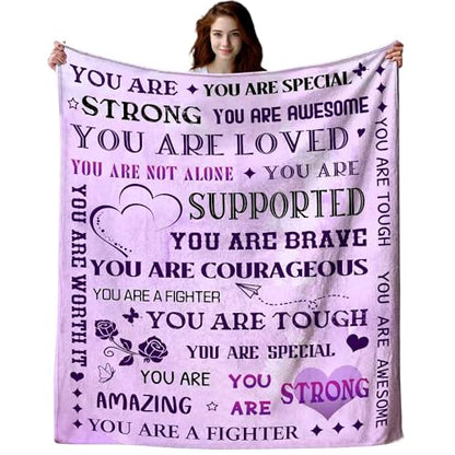 Super Soft Warm Hugs Blanket Sympathy Inspirational Throw Blanket Thinking of You Gifts 80"x60"
