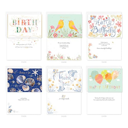 American Greetings 30-Count All Occasions Deluxe Greeting Card Bundle with Refillable Keepsake Storage Box, Envelopes, and Seals, Designed by Turnowsky - color: TURNOWSKY AO DLX 30 CARD BNDL
