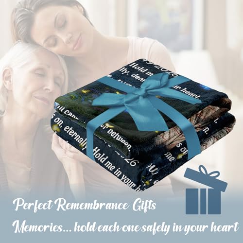 Vsmoedb Custom Memorial Blanket with Pictures for Loss of Loved One - color: Select16