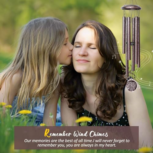 Memorial Gifts for Loss of Love one, 25''Memorial Wind Chimes of Sympathy Gifts for Loss of Love one, Bereavement, Condolence, Remembrance Gifts,Windchimes in Memory - size: Remember the Best Time