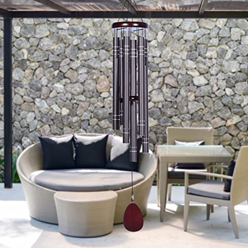 Suntimber Large Wind Chimes Outside Deep Tone,Memorial Sympathy Gifts | 42" Memorial wind Chimes for Loss of Loved one,Bereavement Condolence Funeral Gifts,Hanging Decor for Garden,Yard and Patio