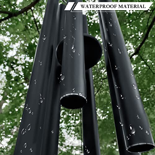 ASTARIN Extra Large Wind Chimes Outdoor Deep Tone 66 Inch - size: 66“ Black