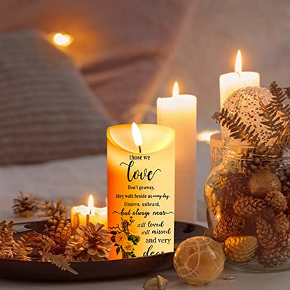 Gerrii Flameless Cardinal Memorial Sympathy Candle LED Battery,Bright Style - style: Bright Style