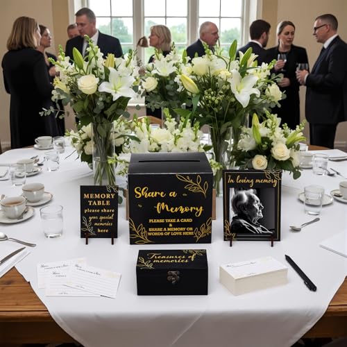 Gilprop 113 Pcs Celebration of Life Share a Memory Cards Set, Elegant - style: Elegant
