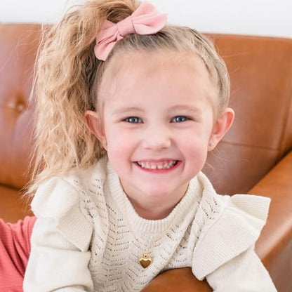 Cherished Moments .925 Sterling Silver or 14K Gold-Plated Engraved Heart Locket Necklace for Little Girls, Teens, or Women - style: Gold-14 inch