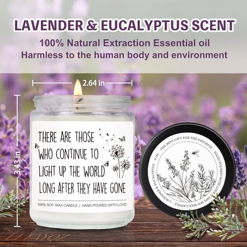 Sympathy Scented Candle Gifts for Loss of Loved One, There are Those Who Continue to Light Up The World, Thinking of You, Memorial Candle Gifts for Loss of Relatives, Funeral Decorations42