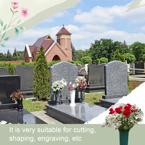 Chunful 6 Pack Cemetery Vase Floral Foam Inserts 1.25 x 5.8 Inch Round Green Floral Foam for Artificial Flowers Dry Foams for Grave Vase Headstone Flower Arrangement - style: Round