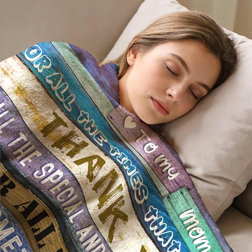 Gifts for Mom,I Love You Mom Throw Blanket, Soft Flannel Blanket for Mother's Day, Christmas, Valentines, Birthday Gift & Bed, Couch, Living Room Use 50x60 Inch - color: Mom-1