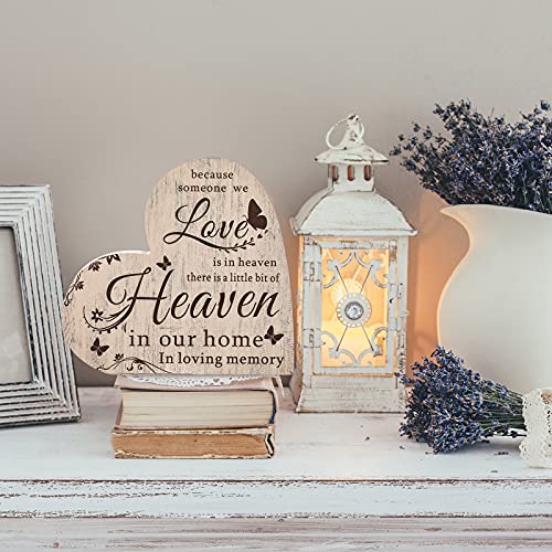 Sympathy Gift Bereavement Memorial Decor Sign Loss of Loved One Remembrance Sign Memorial Present Condolence Sign Loss of Mother Father Sympathy Gift Living Room Home Table Centerpiece Decor