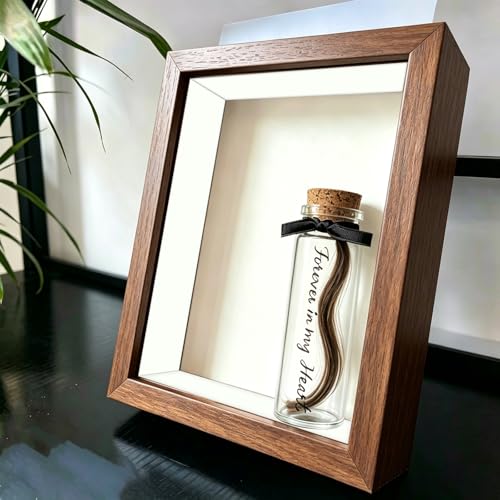 Memorial Gift Picture Frame for Loss of Loved One, Mother, Father, Grandpa, Grandma，Friend,In Loving Memory Keepsake Frame, Bereavement Sympathy Gifts (Brown) - color: Brown