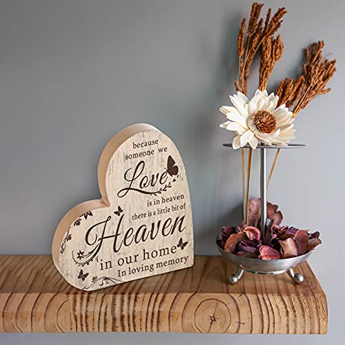 Sympathy Gift Bereavement Memorial Decor Sign Loss of Loved One Remembrance Sign Memorial Present Condolence Sign Loss of Mother Father Sympathy Gift Living Room Home Table Centerpiece Decor