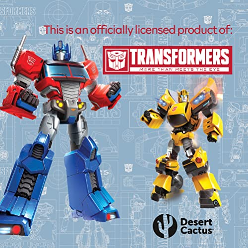 Desert Cactus Transformers Birthday Party Invitation Cards 10 count (C) - size: 5 inches x 7 inches
