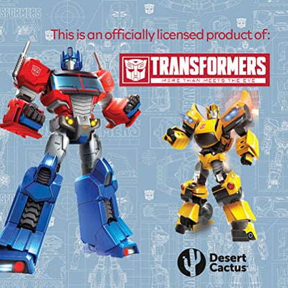 Desert Cactus Transformers Birthday Party Invitation Cards 10 count (C) - size: 5 inches x 7 inches
