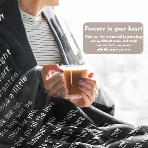Vsmoedb Custom Memorial Blanket with Pictures for Loss of Loved One - color: Select11