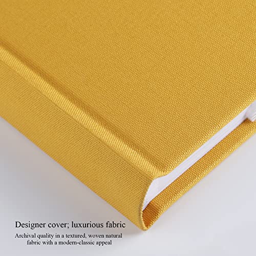 1DOT2 Small Photo Album 4x6, Hold 60 Photos with Memo, Indian Yellow - color: Indian Yellow, size: 4x6