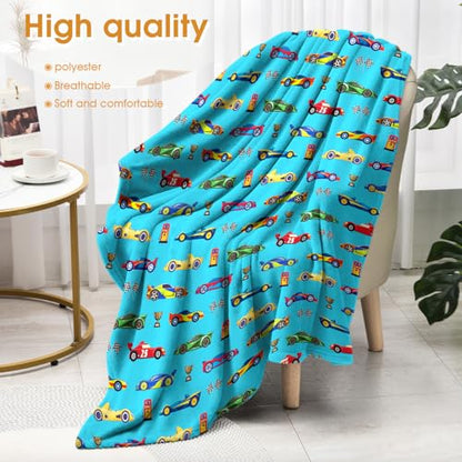 Car Blanket Gifts for Adults Men Women Boys Girls Birthday Christmas Halloween Easter Dad Husband Boyfriend Son Throw Blanket 60"x80" - color: Car, size: 60"x80"