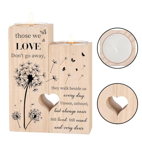 Sympathy Gifts for Loss of Loved One, Bereavement Candle Holders | Condolence Gift, Memorial Gifts for Mother Father Grandma Grandpa Aunt