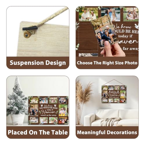 Memory Photo Board, Collage Photo Hanging Display Picture Board - color: Memory