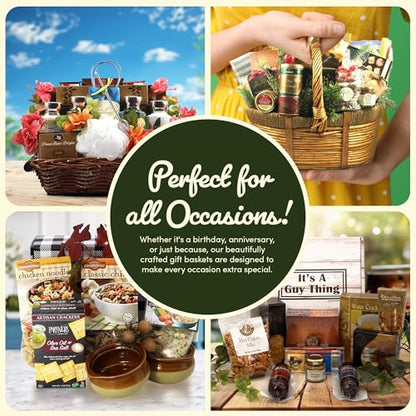 Gift Basket Village - Comfort Care Package, Supportive Gift Box with Cookies, Nuts, Chocolates & Grief Book for Difficult Times - style: Supportive Gift Box (9-Piece Set)