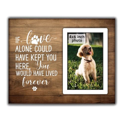 Pet Memorial Gifts, Dog Memorial Gifts for Loss of Dog, Sympathy Gifts for Loss of Dog Cat, Pet Remembrance Gift, Dog Picture Frame, Cat Memorial Gifts, Pet Memorial Gifts Fit 4x6 in Photo