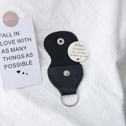 Pocket Hug Token for Women Men Him Birthday Inspirational Gifts for Daughter Friend Long Distance Gifts for Wife Mom - color: A True Friendship
