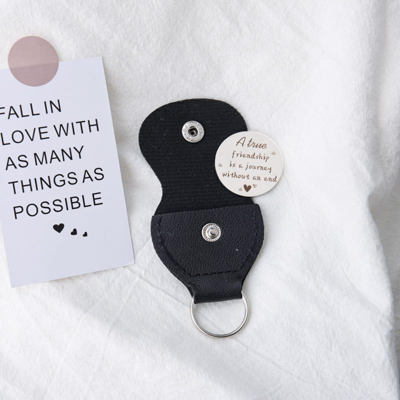 Pocket Hug Token for Women Men Him Birthday Inspirational Gifts for Daughter Friend Long Distance Gifts for Wife Mom - color: A True Friendship