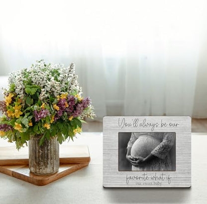 Memorial Picture Frame Baby,Miscarriage Gifts Picture Frame, Loss Of Baby Sympathy Gifts 4x6 Photo Frames,Miscarriage Loss Photo Frames,Pregnancy Loss Gift,Memorial Gift,Miscarriage Sympathy