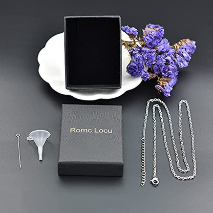 Fashion Pet Cremation Jewelry Stainess Steel Heart Keepsake Ashes Necklace Dog Cat Paw Memorial Urn Pendant - color: Silver-Feather-Pink