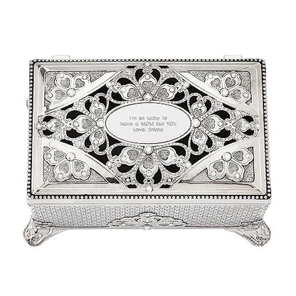 THINGS REMEMBERED Engraved Anastasia Clover Musical Keepsake Box
