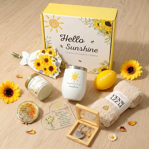 Get Well Soon Gift Baskets for Women,Self Care Gift Package Box, Birthday,Spa & Sympathy Care Package Gifts Set for Mom, Wife, Girlfriend, Sister & Friends - color: White