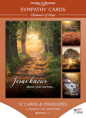 Warner Press Card-Boxed-Glimmers of Hope Assorted Sympathy (KJV) (Box of 12)