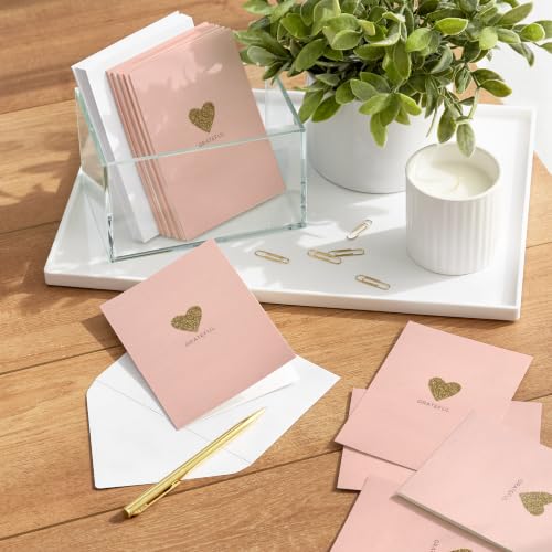 Hallmark Blank Cards with Envelopes, 20-Pack (Grateful Heart)