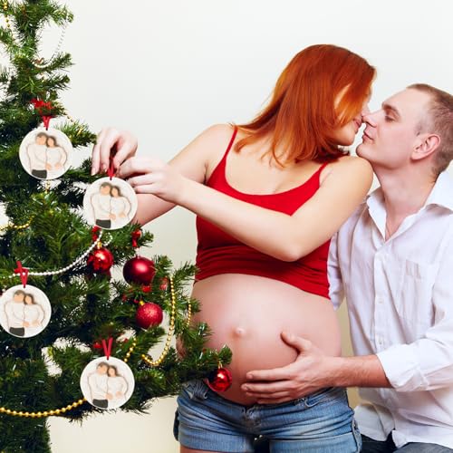 3D Expecting Baby Christmas Ornament 2026 for New Parents - Pregnant Announcement Gifts for Husband Grandparents Family Aunt - Baby Announcements Ideas Gifts for Expecting Parents to Be 2026 - style: Expecting Baby