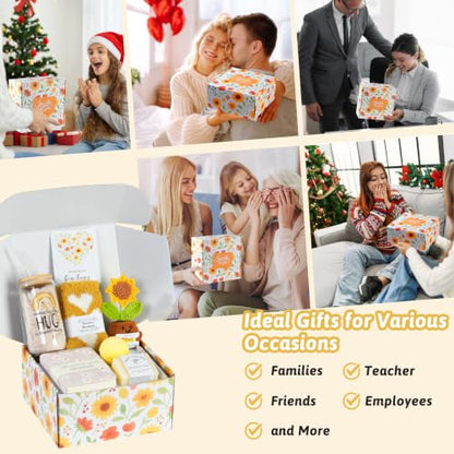 Self Care Gifts for Women: 10PCS Hug in a Box Basket Sympathy Gift for Women, Get Well Soon Care Package Spa Gift Set, Unique Think of You Gift Kits for Her Mom Friends Wife Girlfriend Sister - style: Self Care Gifts for Women