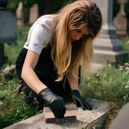 Headstone Cleaning Kit for Grave Cemetery Cleaning | Gravestone Cleaning Kit, Headstone Cleaner Kit Includes 6 Pcs Cleaning Equipment