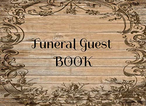 Funeral Guest Book: Registry book for memorial service,registry book for funeral,sign in book for guests funeral,guest book for memorial service ... Book,Condolence Book, Remembrance .