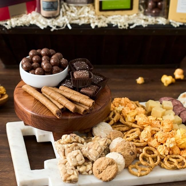 Snack & Chocolate Gift Basket Deluxe - Gourmet Food Gift by GourmetGiftBaskets.com