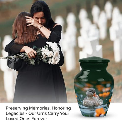 Mini Urn Ducks - Mini Keepsake Urns - Small Ash Urns - Funeral Urn Ashes - Small Urns for Human Ashes Adult Male Dad - Urns for Ashes Adult Male (Size - 3inch,2pcs) - size: #3 (Set of 2)