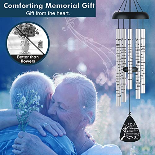 Cardinal Memorial Sympathy Wind Chimes for Loss of Loved One, Bereavement Sympathy Memorial Gifts for Loss of Mother Mom Father Dad Windchimes in Memory of A Loved One, A Limb Has Fallen Family Tree - size: 32 inch