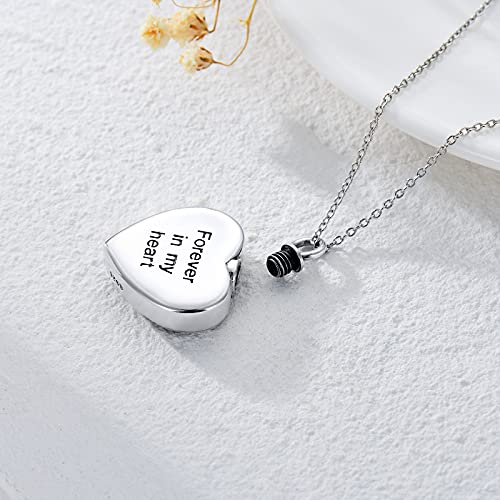 SOULMEET Cremation Jewelry for Ashes, Sterling Silver Urn Necklace for Ashes Women Men, Cherish Memories Cremation Jewelry to Keep Someone Near to You - color: D-Oxidation black Tree